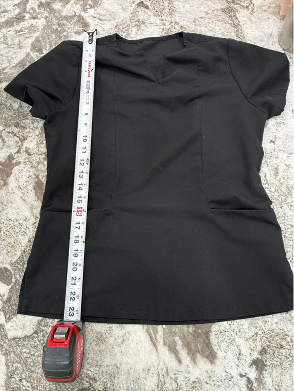Black womens scrub size XS